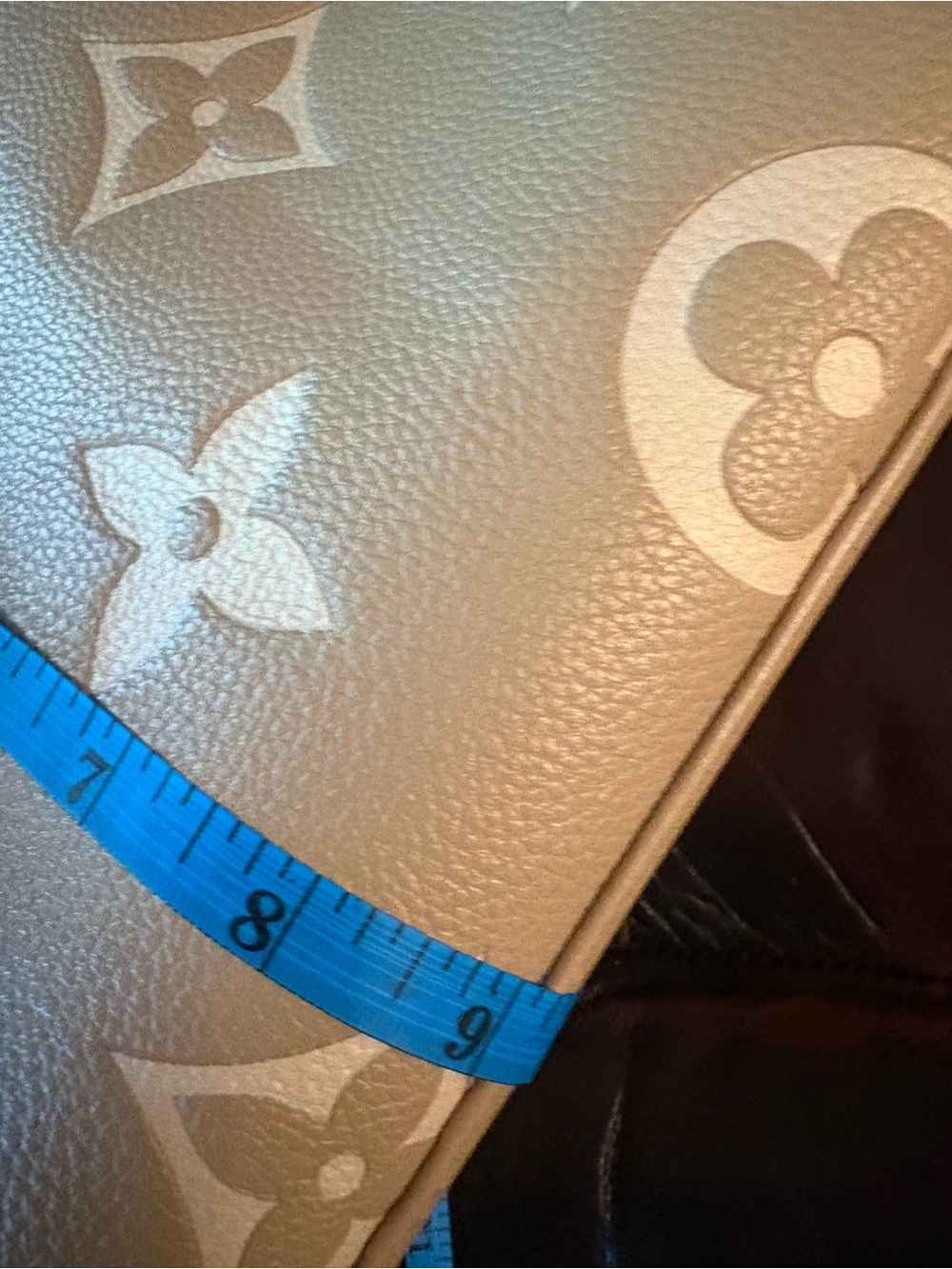 Taupe Luxury Shoulder Bag - Picture 12 of 16